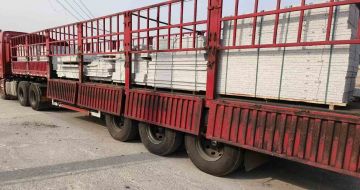 晋城 白麻荔枝面外墙干挂，工厂装车日常