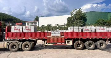 晋城 芝麻灰花岗岩地铺石出货日常