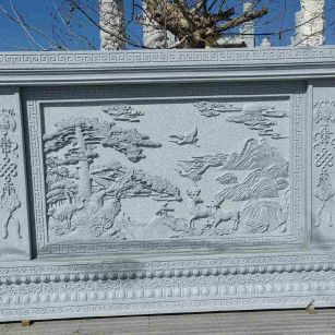 晋城 芝麻白大型照壁，屏风，影壁