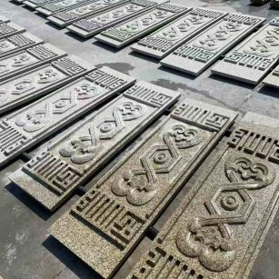 晋城 黄金麻花岗岩外墙雕刻板