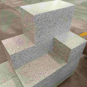 晋城 白麻花岗岩荔枝面地铺石