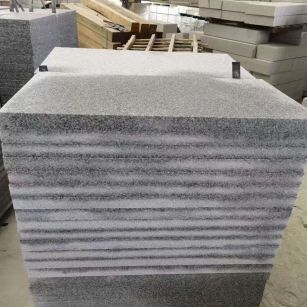 晋城 芝麻白5公分火烧地铺成品，900*400，规格可定制