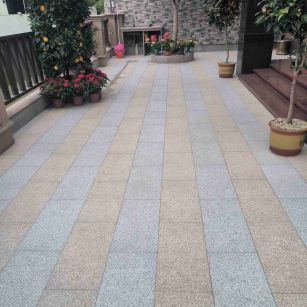 晋城 黄金麻白麻荔枝面庭院铺装展示