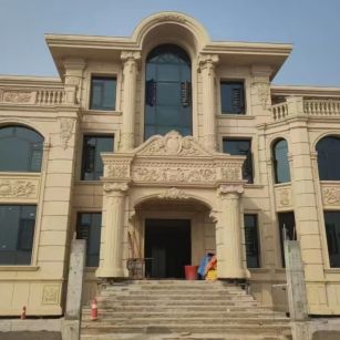 晋城 黄金麻花岗岩别墅外墙干挂