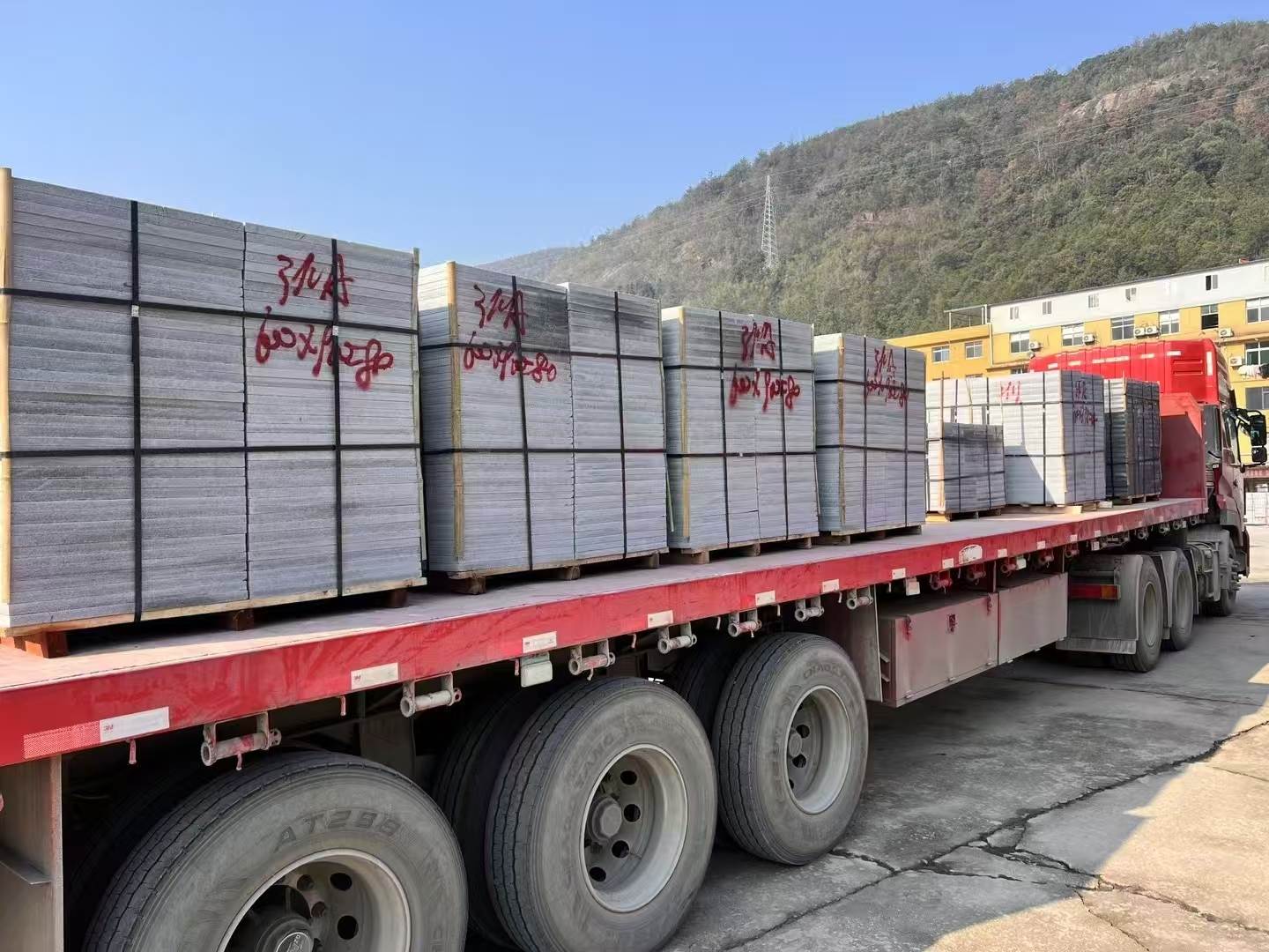 晋城 芝麻灰地铺石出货日常