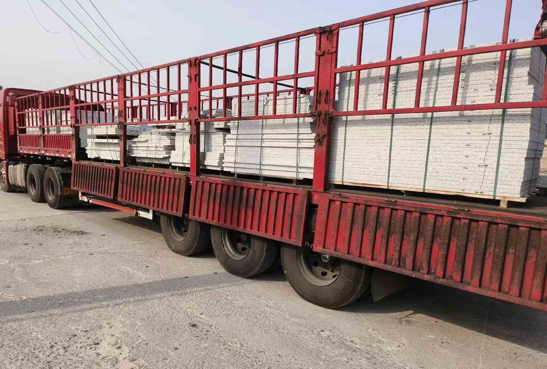 晋城 白麻荔枝面外墙干挂，工厂装车日常