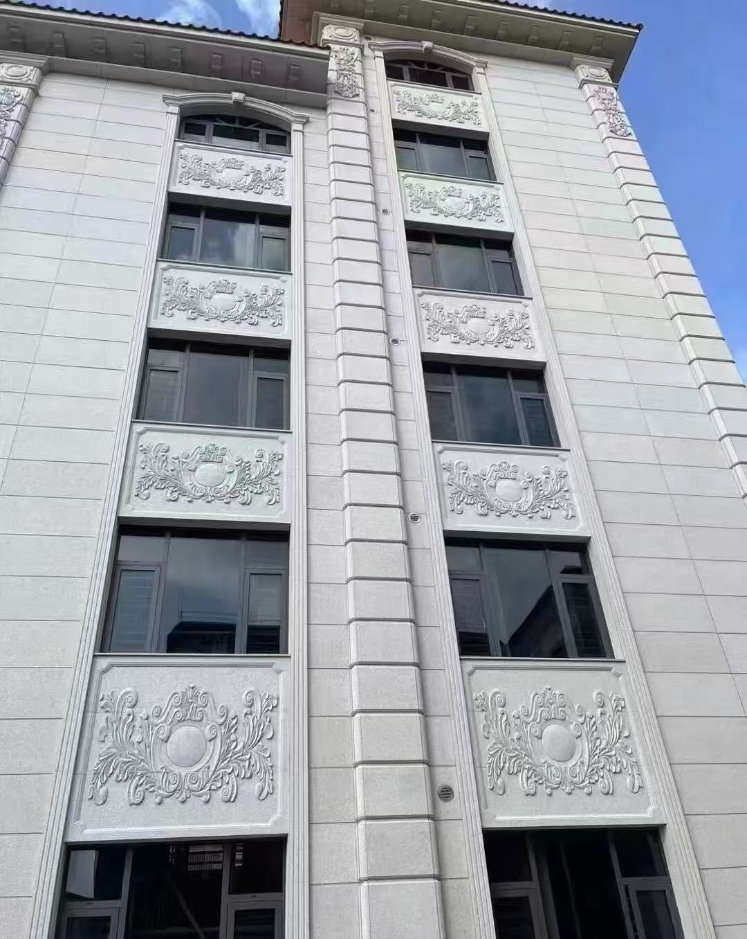 晋城 白麻荔枝面花岗岩别墅外墙干挂