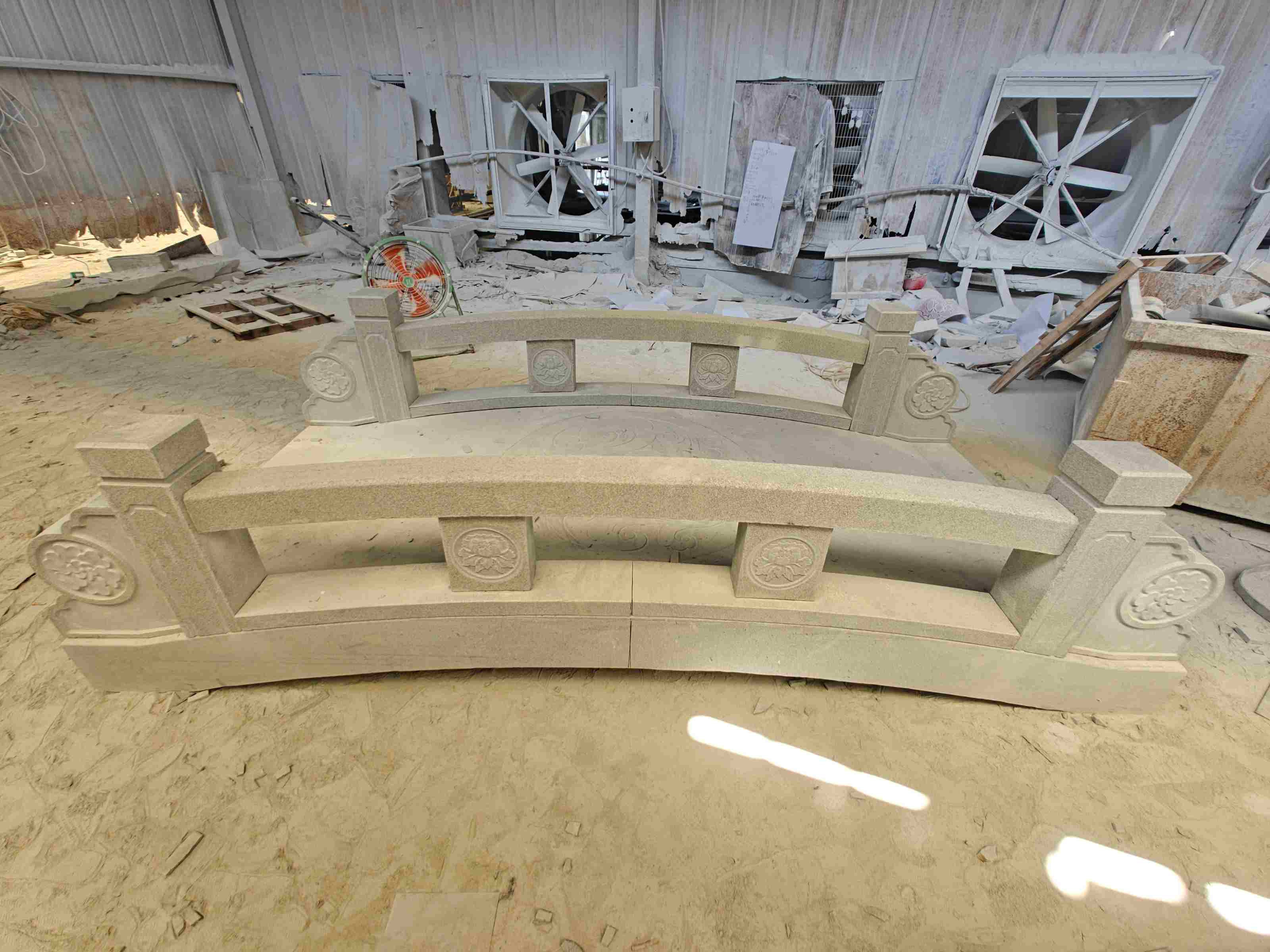 晋城 芝麻灰花岗岩异形加工-拱桥，石桥