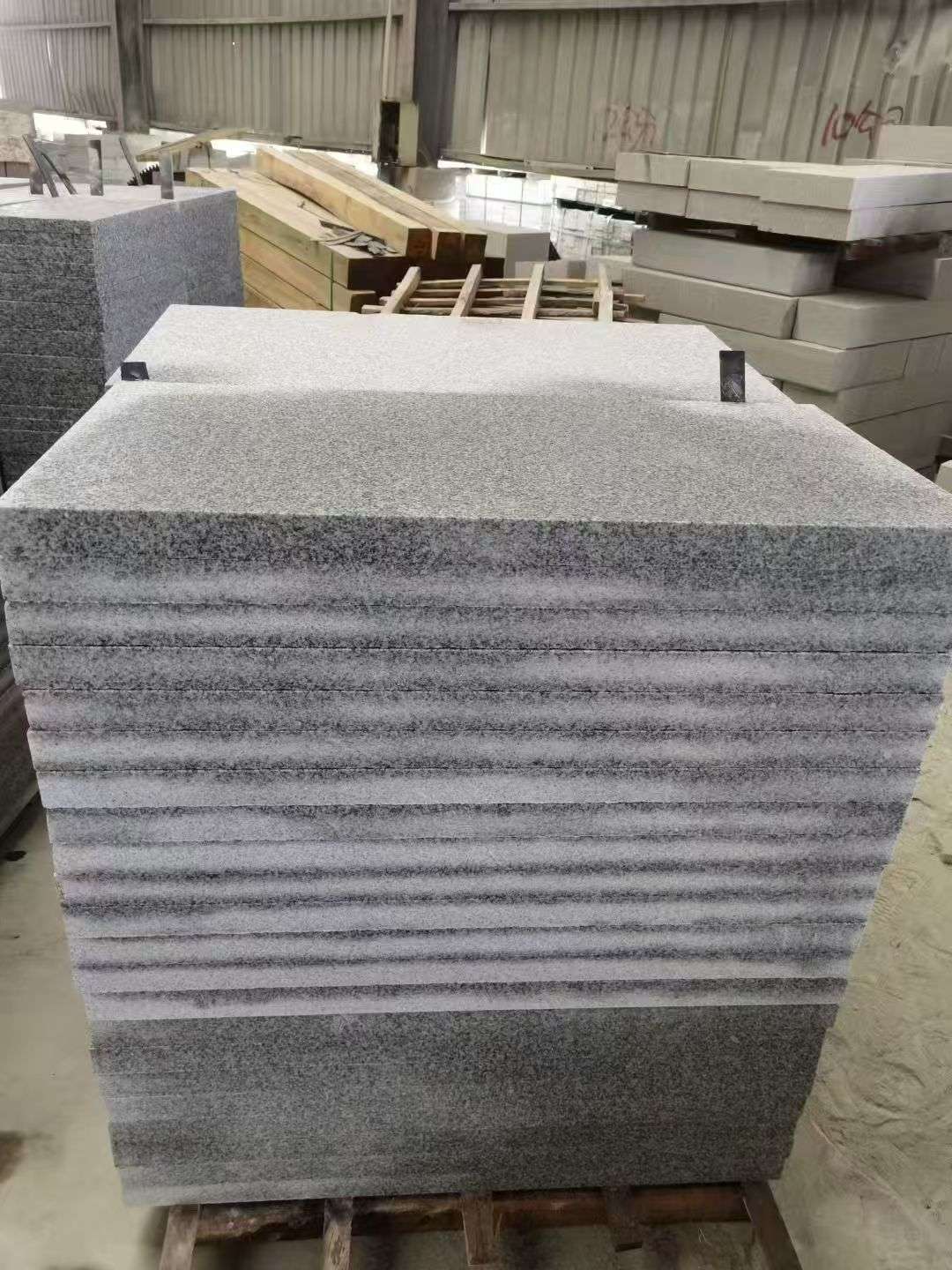 晋城 芝麻白5公分火烧地铺成品，900*400，规格可定制