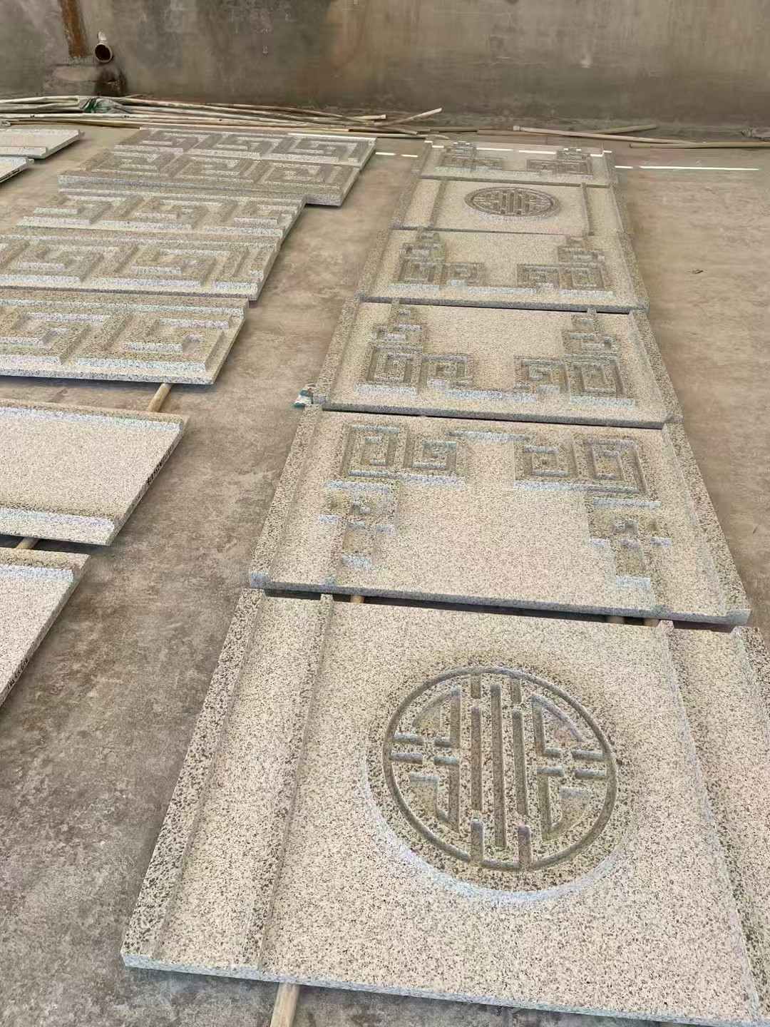 晋城 白麻花岗岩外墙立面雕刻板