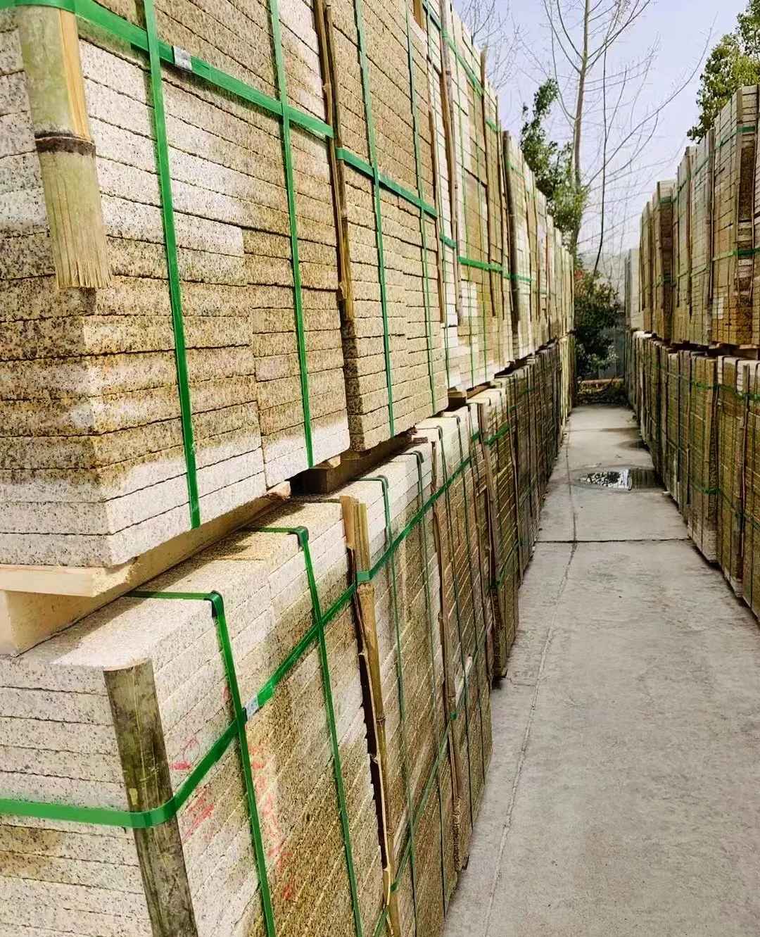 晋城 黄金麻花岗岩荔枝面地铺石