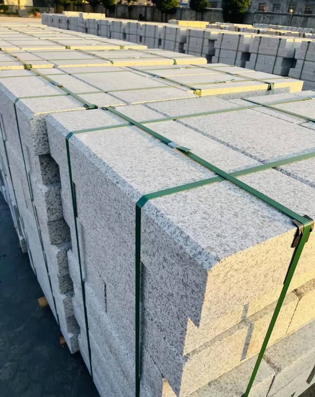 晋城 白麻花岗岩路沿石，马路牙子，路缘石，平石，立缘石等