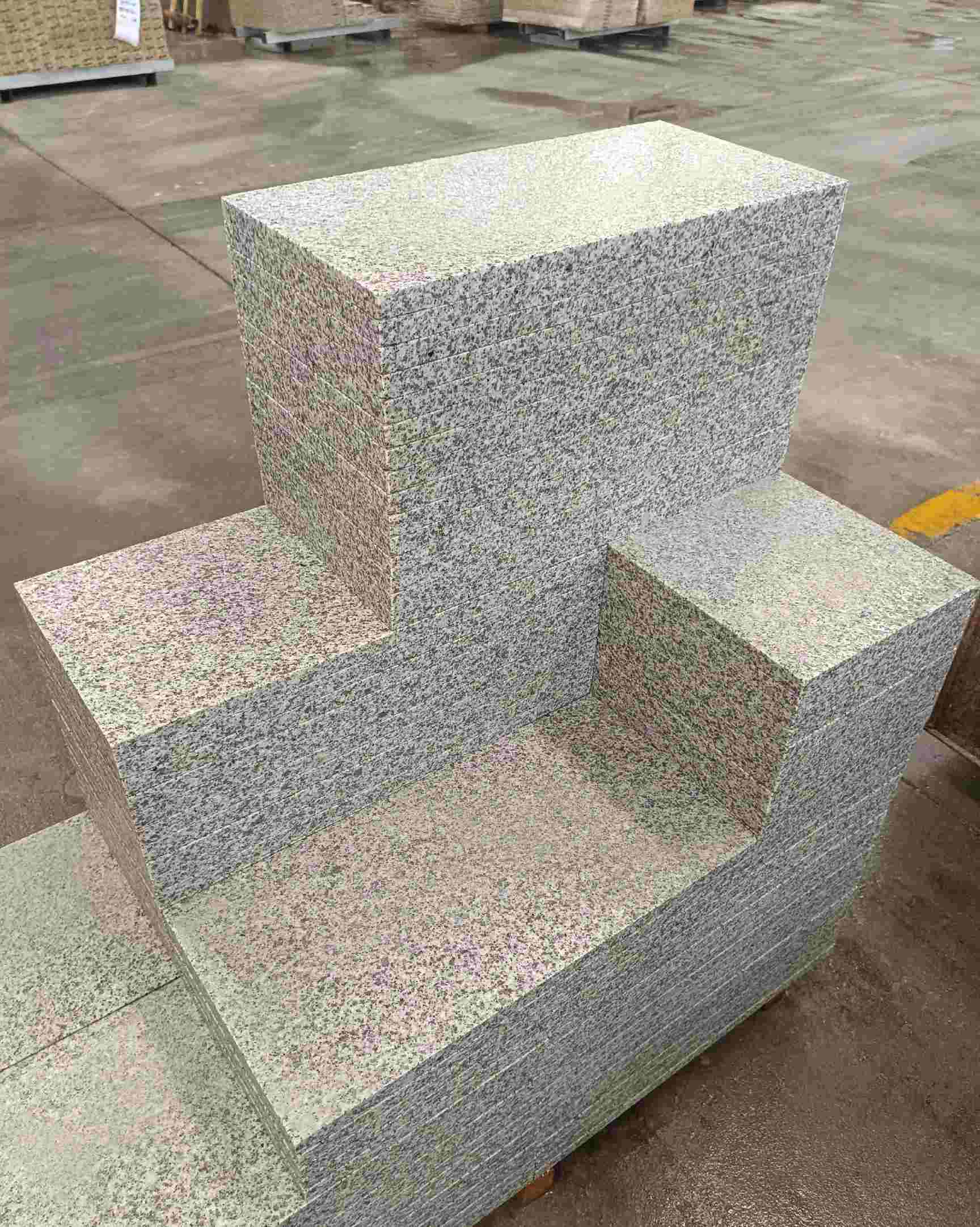 晋城 白麻花岗岩荔枝面地铺石