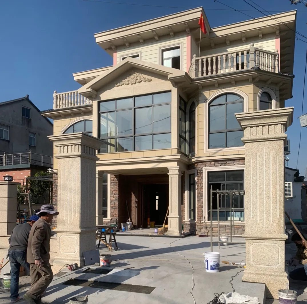 晋城 黄金麻花岗岩荔枝面别墅外墙干挂私家专属