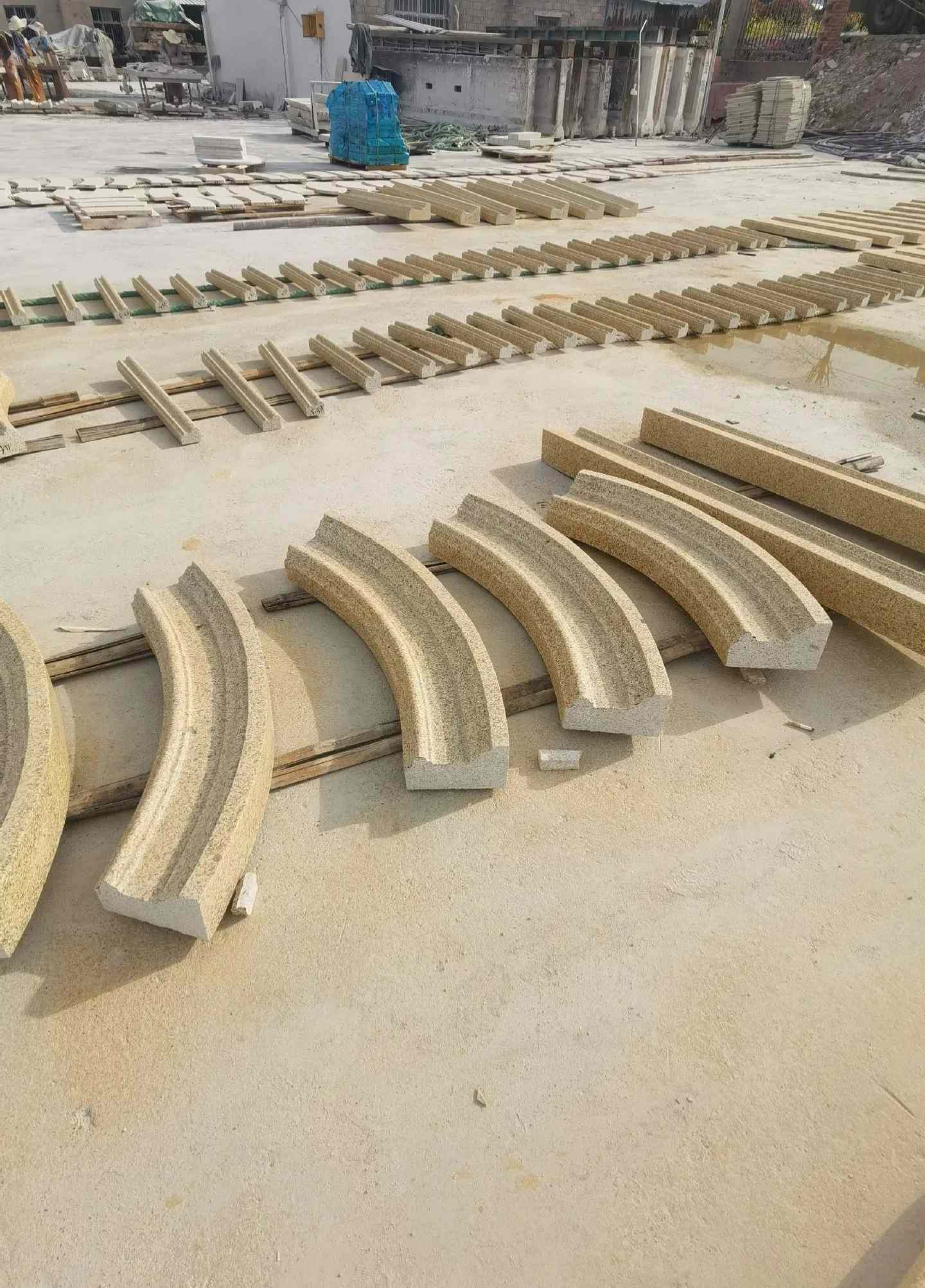 晋城 黄金麻花岗岩别墅线条